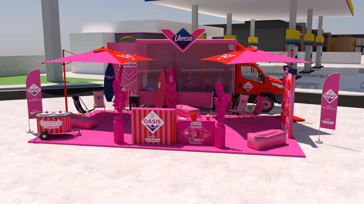 truck-libresse_Cena2 Oásis em Copacabana: Libresse Promove Experiência Gratuita de Bem-Estar na Orla Carioca